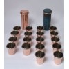 Solid Copper Sloe Gin / Tot Cups / Stirrup Cups